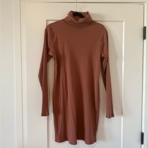 Wild Fable Terracotta Colored Long Sleeve Dress